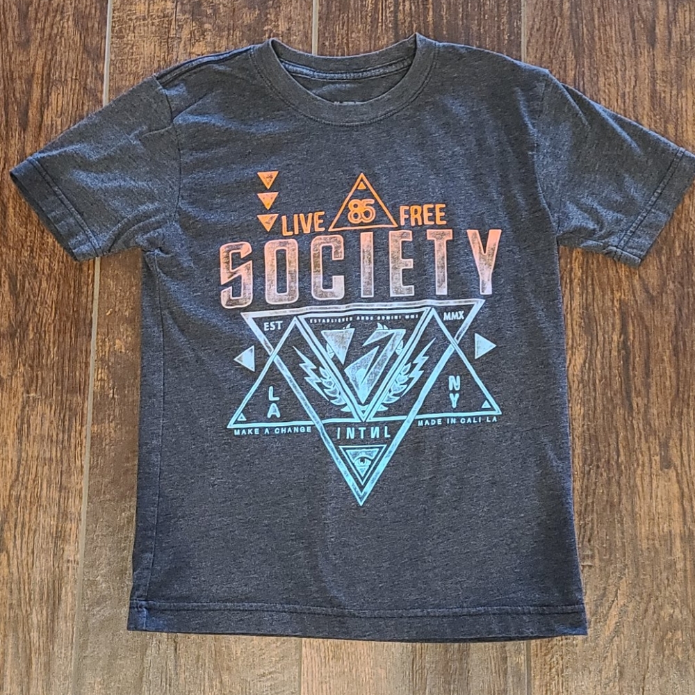 Boys small Society short sleeve t-shirt